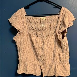 Jade by Jane Floral Crop Top